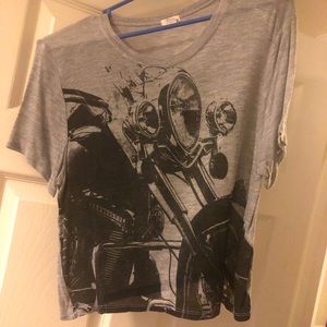 Motorcycle crop top